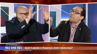 Catalunya Opina  Debat entre el Villarroya i Miquel Giménez [upl. by Akessej506]