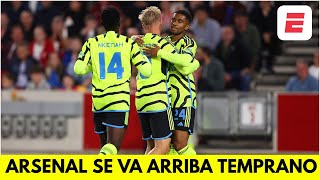 GOL DEL ARSENAL Reiss Nelson no perdenó el HORROR del Brentford y pone el 10  Carabao Cup [upl. by Gilman]