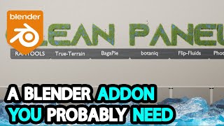 A great Blender Addon for productivity l Clean Panels [upl. by Zechariah]