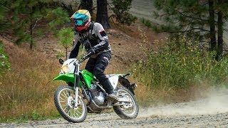 2020 Kawasaki KLX230 First Ride Review [upl. by Nemrak]