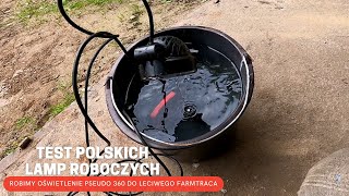 Tanie Oświetlenie Robocze LED 360 Farmtrac 685DT  montaż i test polskich lamp FRISTOM [upl. by Naols71]