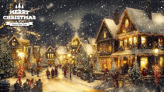 Beautiful Snowy Christmas Ambience 🎁 Top Christmas Songs of All Time Peaceful Christmas Piano Music [upl. by Saval]