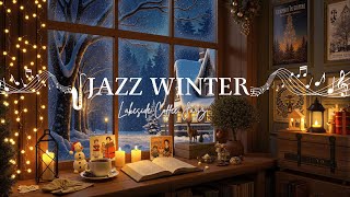 🎶❄️Winter jazz music creates a warm and cozy Christmas atmosphere perfect for relaxation and study📚 [upl. by Nnaarual]