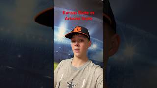 Arizona State vs Kansas State Game Prediction collegefootballfootballsportsshortsviral [upl. by Nhtanhoj507]