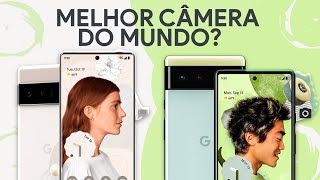 PIXEL 6 e PIXEL 6 PRO Câmera INCRÍVEIS com DESIGN FUTURÍSTICO e PROCESSADOR da GOOGLE [upl. by Jenny]