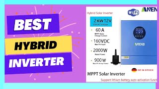 100W 2000W MPPT Hybrid Solar Inverter  12V 230V Photovoltaic Inverter Pure Sine Wave [upl. by Hertzog]