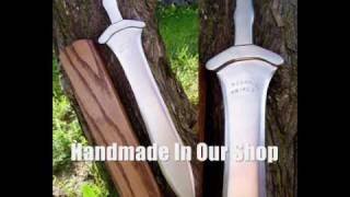 Spartan Lakonian or Xiphos Sword Our Handmade Sword History Fight Scenes Demo Slicing Power [upl. by Gage804]