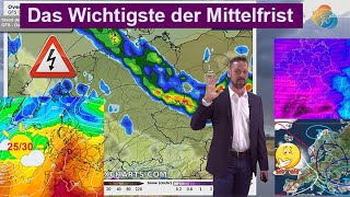 Das Wichtigste der Mittelfrist Gewitterfront am Ostermontag Unsicherheiten Trend für Anfang Mai [upl. by Messing]