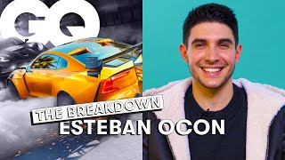 Driven Need For Speed Cars Esteban Ocon analyse les scènes de courses au cinéma  GQ [upl. by Yevol]