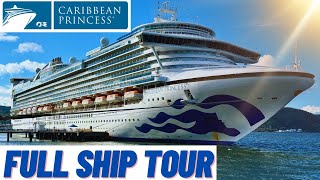 Princess Cruises FULL tour of Caribbean Princess [upl. by Edgardo]