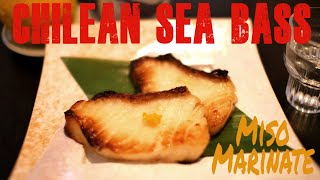 Broiled Misomarinated Chilean Sea Bass 米国発・チリアンシーバスの味噌焼き [upl. by Franz]