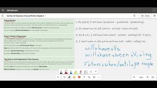 قاعدة Future Perfect Simple amp Prog  Future with Dependent Time Clauses كتاب 31 الوحدة 3 ص 36 [upl. by Annovaj121]