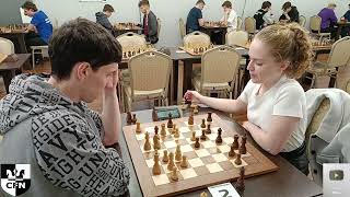 CM A Krylov 2291 vs WFM Agent Scully 1917 Chess Fight Night CFN Blitz [upl. by Melesa]