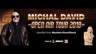 ► Michal David  OPEN AIR TOUR 2018  Příbram [upl. by Templia86]