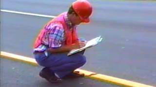 Pavement Marking Inspection Thermoplastic [upl. by Dittman]