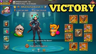 Insane Baron at Blade is the Supreme Emperor Overpowered LordsMobile [upl. by Nnylireg]