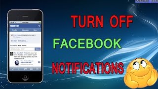 How To Turn Off Facebook Notifications [upl. by Emelun]