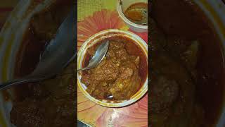 Dinnerware chicken rice dal potol curryviralvideo views viralshort viralreels shortvideoshorts [upl. by Akahs108]