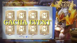 SKIN SPECIAL HARGA GAK NGOTAK MOONTON  MINOTAUR DREADNOUGHTS SUMMON M5 ❗ MOBILE LEGENDS BANG BANG [upl. by Yromas74]