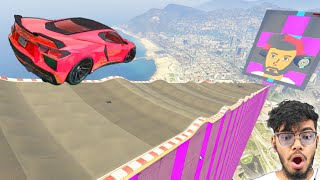 1000000 People QUIT This HARD Mega Ramp Challenge in GTA 5 [upl. by Girand]