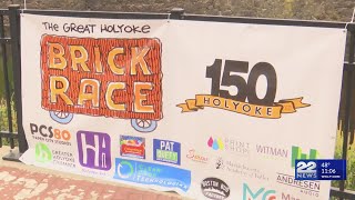 12th annual Great Holyoke Brick Race takes place [upl. by Adlesirg]