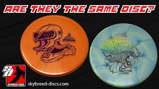 Discraft Ledgestone Edition Zone Comparison  2021 BigZ vs 2022 ESP Swirl FLX [upl. by Tacita]