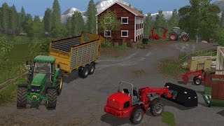 Silage in Norway  FS17 [upl. by Suiddaht]