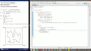 CPLEX amp Java 4 Travelling salesman problem [upl. by Alessig]