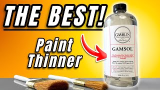 The ABSOLUTE BEST THINNER For Artists  Gamblin Gamsol Review [upl. by Einafets]