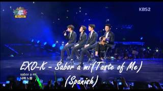 DLMP3 EXOK  Sabor a mi Taste of Me Spanish [upl. by Ophelia]