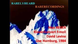 Max Reger Klavierkonzert fmoll [upl. by Garold327]