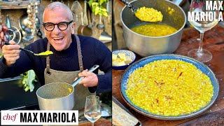 RISOTTO ALLA MILANESE a Regola dArte con Midollo e Zafferano Ricetta di Chef Max Mariola [upl. by Mun]