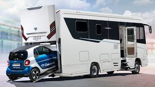 LuxusWohnmobile Concorde Liner 2022 mit PKW Garage im Heck in Spielfilmlänge Mercedes Atego 2022 [upl. by Erich]