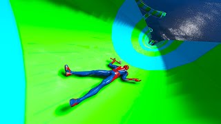 GTA 5 Epic Ragdolls Spiderman Water Jumps With GTA PLUMBER LIVE Funny Moments [upl. by Yditsahc340]