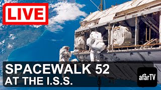 International Space Station Russian Spacewalk 52 [upl. by Pope]