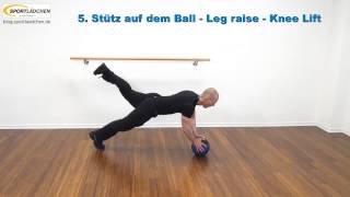 Functional Training mit dem Medizinball Workout intensiv [upl. by Kinna718]