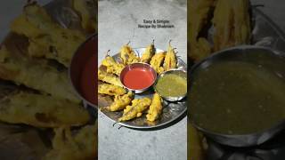 raksha Bandhan special mirchi ke pakodepakode recipe tastyrecipe snacks pakora [upl. by Airdnaxela245]