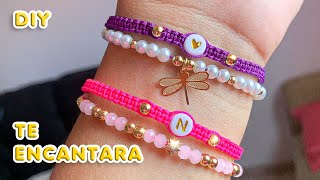 🔆APRENDE HACER UNA PULSERA DOBLE TE ENCANTARA…😍 PASO A PASO 💎Nailookaccesorios [upl. by Gredel564]