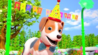 Bingos Birthday Party  Dog Song amp More Kids Rhymes by Little Treehouse  cocomelon nursery rhymes [upl. by Yffub]