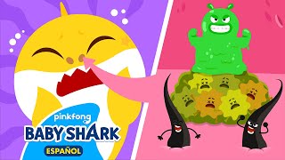 Mocos  Canciones de Curiosidad de Tiburón Bebé  Canciones Infantiles  Baby Shark en español [upl. by Artenehs]