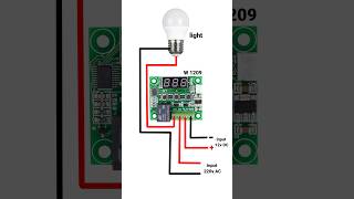 W 1209 temperature controller connection temperature controller shorts [upl. by Drew871]