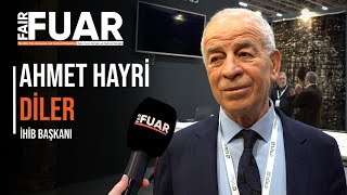 İHİB Başkanı Ahmet Hayri Diler Dünyanın 1 numaralı halı ve yer döşemeleri fuarı olmaya adayız [upl. by Franek]