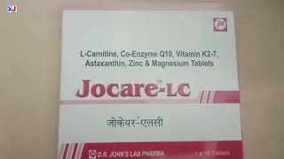 JocareLC Tablet  LCarnitine CoEnzyme Q10 Vitamin K27 Astaxanthin Zinc amp Magnesium Tablets Uses [upl. by Lanford535]