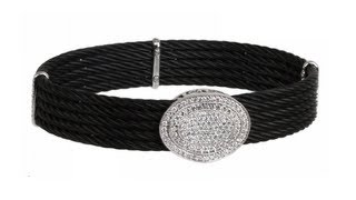 Charriol Celtic Noir Black Cable and 18k White Gold Bangle [upl. by Hallette956]