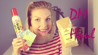 DM Haul  Pflege Kosmetik LEs amp Food  Make Up Monday [upl. by Marie-Ann]