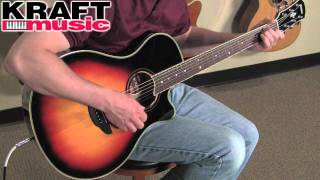 Kraft Music  Yamaha APX700II AcousticElectric Guitar [upl. by Anniken]