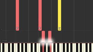 Lady Bird Soundtrack Consolation and Reconcile Piano sheet amp Synthesia [upl. by Akinaj]