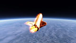 KSP  Space Shuttle reentry and landing in Real Solar System [upl. by Neal137]