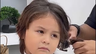 Corte para niño  transformación increíble 😱maquina y tijera tutorial cabello transformation [upl. by Mellman]