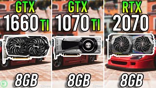 GTX 1660 Ti vs GTX 1070 Ti vs RTX 2070  Tested in 2024 [upl. by Nauqit278]